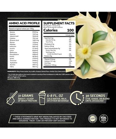 New Zealand Grass Fed Whey Protein Isolate Powder - Low Carb Low Calorie High Protein for Muscle Growth | Chocolate & Vanilla Flavors | Organic Post Workout Recovery - Buy Online on GoSupps.com
