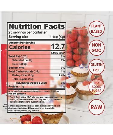 Jungle Powders Strawberry Powder 3.5oz - 100% Natural Non GMO Vegan Red Freeze Dried Powder - Superfood for Baking - 1 Pack - Buy Online on GoSupps.com