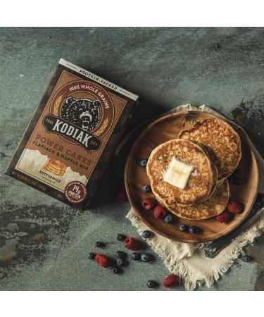 Kodiak Cakes Whole Grain Power Cakes - Original Buttermilk Flapjack & Waffle Mix - 20 oz | Healthy Breakfast Mix for International Shipping - Buy Online on GoSupps.com