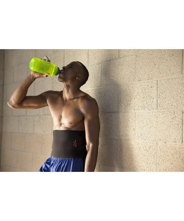 McDavid Neoprene Waist Trimmer Belt - Fat Burning Sauna Trainer in Black - Buy Online on GoSupps.com