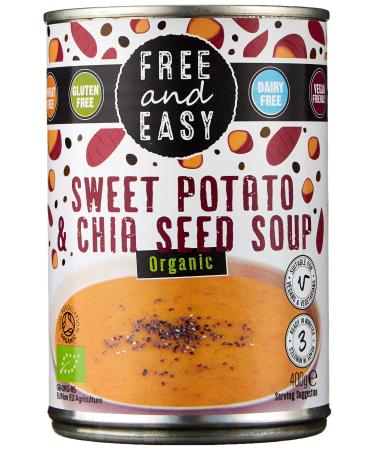 Free and Easy Organic Sweet Potato and Chia Seed Soup 400 g