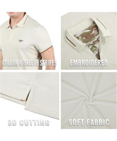 Albert Morris Men's Striped Polo Shirt 4 Pack - Short Sleeve L Valor | International Shipping Available - Buy Online on GoSupps.com
