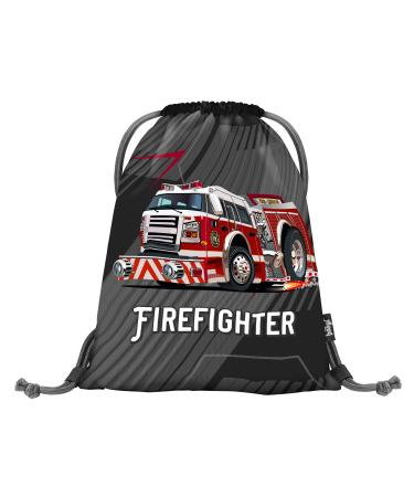 Baagl gym bags for young waterproof shoe bags for children school and kindergarten sports bags sports trucksack Gymsack fire brigade