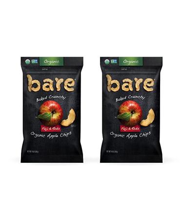 Bare Baked Crunchy Organic Apple Chips Fuji & Reds Gluten Free 14 Ounce Bag 2 Count
