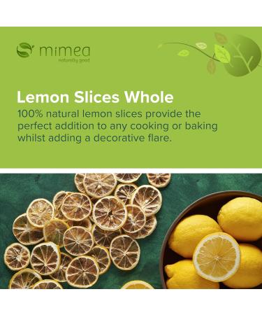 Mimea Lemon Slices Whole | 1kg | Quality Ingredients | Dried Fruit | Natural | No Additives | Cocktails | Garnishes | Baking | Food Grade - Buy Online on GoSupps.com