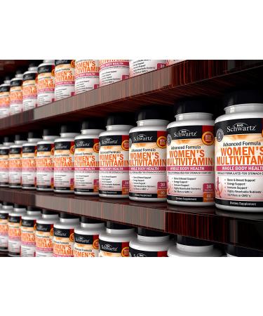 BioSchwartz Advanced Women's Multivitamin - 60 Veggie Caps for Optimal Health - Buy Online on GoSupps.com