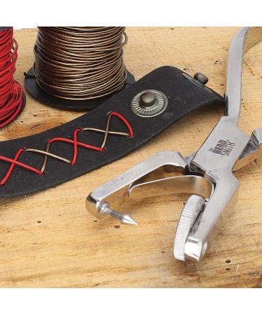 The Beadsmith Leather Rotary Hand-Sewing Punch Tool for Jewelry-Making and Leather Work - 5 Different Size Holes - Buy Online on GoSupps.com