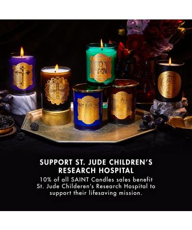 SAINT Refuah Sheleimah Scented Candle for Healing | Prayer Coin & Holy Oil | 80 Hour Clove & Rose Aromatherapy Special Edition - Buy Online on GoSupps.com