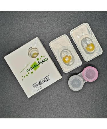 Yellow Halloween Jeffrey Dahmer Contact Lenses - Soft Bigeye Design 1 Pair (2 Pieces) - Perfect for Costume Parties - Buy Online on GoSupps.com