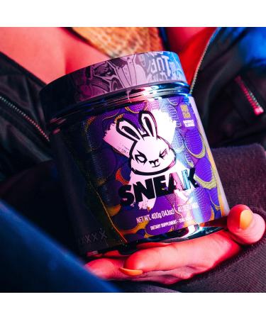 SNEAK Grape Crush Edition Energy Drink | In-Game Focus Boost | Zero Sugar, Low-Calorie & Vegan | 40 Servings, 400g - Buy Online on GoSupps.com