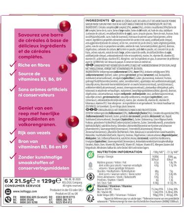 Kellogg's Special K Red Fruits Cereal Bars - 6x21.5g - Buy Online on GoSupps.com