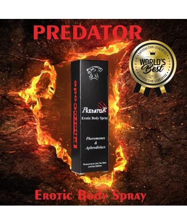 PREDATOR 15ml Parfumed Pheromone Oil Body Spray for Men - Atraer Mujeres - Buy Online on GoSupps.com