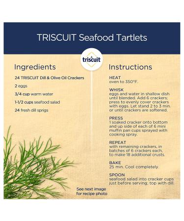 Triscuit Dill Sea Salt Olive Oil Whole Grain Wheat Crackers 8.5 oz - Buy Online Now - Buy Online on GoSupps.com