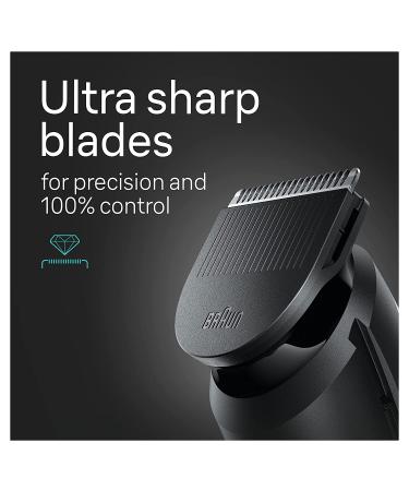Braun Series 3 3470 All-in-One Style Kit for Men - 7-in-1 Trimmer with Ultra-Sharp Blade, 40 Length Settings, and Washable Design - Buy Online on GoSupps.com