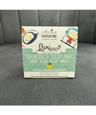 Nature's Workshop Officina Naturae Solid shower Biricco plastic free biological sustainable nickel tested Vegan 50 g - Buy Online on GoSupps.com