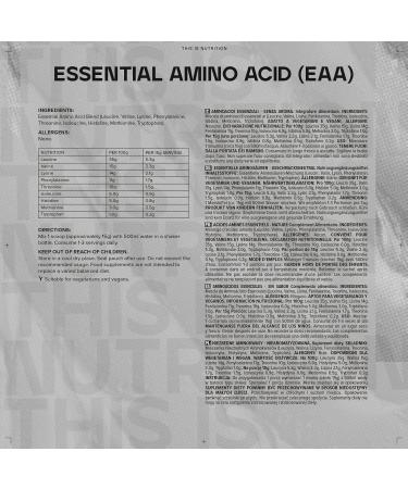 Bulk Essential Amino Acids Powder - EAA Unflavoured 1 kg | Premium Quality for Optimal Performance - Buy Online on GoSupps.com