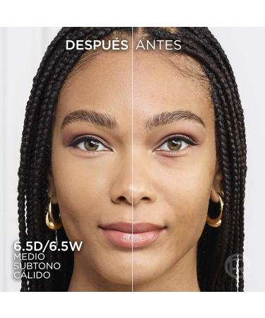  L'Oreal Paris L'Or al Paris True Match Foundation - 6.5D/W - Natural Coverage Foundation with Hyaluronic Acid and SPF 16-30 ml - Buy Online on GoSupps.com