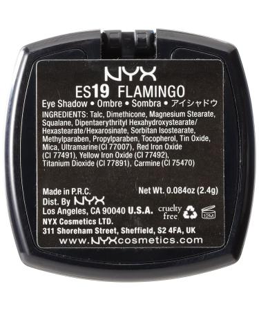 NYX Professional Makeup Single Eyeshadow Flamingo 2.5g - Vibrant Pink Shade - Buy Online on GoSupps.com
