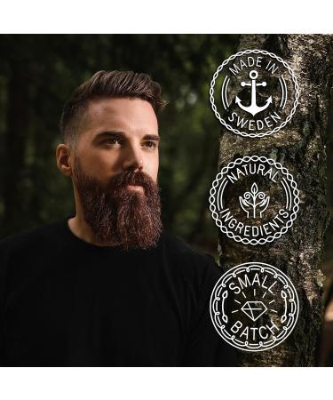 MR Bear Family Natural Beard Shampoo for Men 250ml - Woodland | Moisturizing 2-in-1 Bar Soap & Beard Conditioner - Buy Online on GoSupps.com