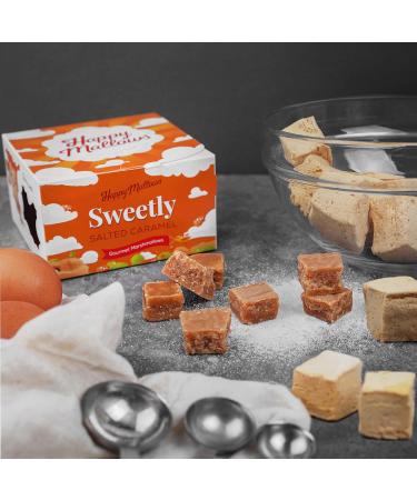 Happy Mallows Gourmet Marshmallows - Sweetly Salted Caramel - Handmade & Family Run (3 x 120g Boxes) - Buy Online on GoSupps.com