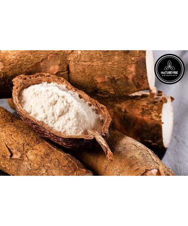 Naturevibe Botanicals Organic Cassava Flour 2lbs - Nutty Earthy Taste - 32oz - Buy Online on GoSupps.com