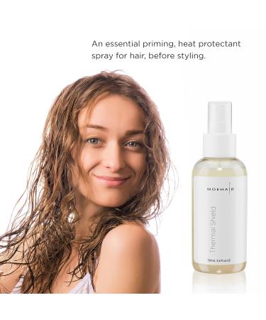 MOEHAIR Heat Protectant Spray 3.4 Fl Oz - Thermal Protection for Flat Iron & Hair Dryer - Travel Size - Pack of 1 - Buy Online on GoSupps.com