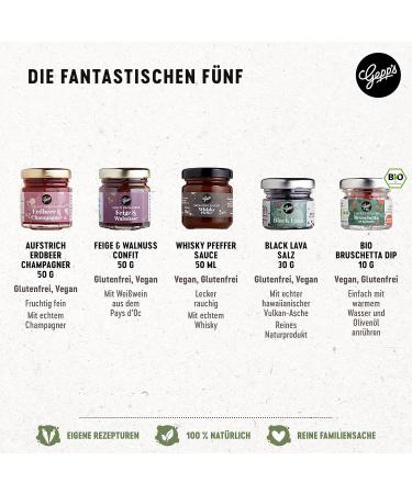Gepp's Delicatessen Mini Best of Gift Box | Gourmet Gift Basket with Spices Jams & Sauce | Perfect for Gifting | International Shipping Available - Buy Online on GoSupps.com