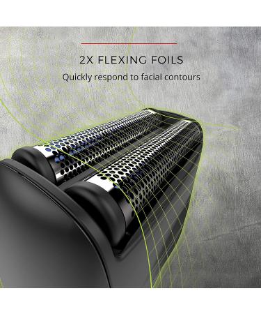 Remington PF7300 F3 Comfort Series Foil Shaver - Men's Electric Razor | Black/Blue - Buy Online on GoSupps.com