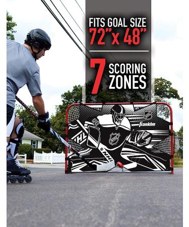 Franklin Sports NHL Hockey Goalie Shooting Target 72 x 48 - Street Hockey Net Practice Goalie Target - Buy Online on GoSupps.com