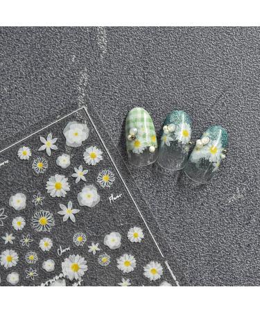 Designs DIY Salon Nail Supplies Self-adhesive Back Glue Nails Sticker for Summer Flowers Nail Sticker Nail Art Sticker Nail Art Decorations(Style 76) - Buy Online on GoSupps.com