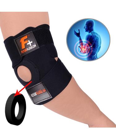 Elbow Braces | Adjustable Neoprene Elbow Support Brace for Golfers Elbow Tennis Elbow Gym Arthritis Sports Injury and Provides Support | Adjustable Brace For Men's and Women(Single Piece)