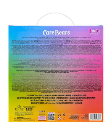 Care Bears Non-Toxic Nail Polish Set for Kids | 15 pcs with Stickers & Toe Spacers | Peelable & Quick Dry | Perfect Birthday Gift for Ages 3+ by Townley Girl - Buy Online on GoSupps.com
