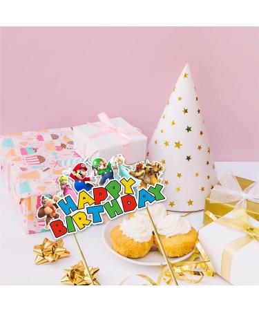 Seyal Supr Mario Happy Birthday cake Topper - Buy Online on GoSupps.com