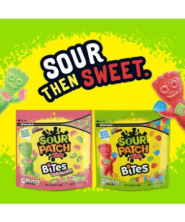 SOUR PATCH KIDS Bites Original and Watermelon Variety Pack - 12oz (Pack of 3) - Buy Online on GoSupps.com