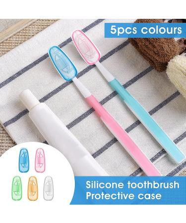 ASTER 20-Piece Travel Toothbrush Head Covers - Portable Caps for Home, Travel, Camping & School - Buy Online on GoSupps.com