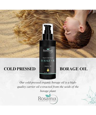 Organic Borage Oil Cold Pressed 100ml Ideal for Dry Skin | Native Care for Body Face & Hair - Buy Online on GoSupps.com