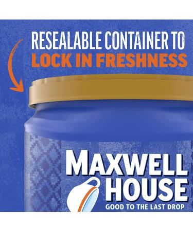 Maxwell House 100% Colombian Medium Roast Ground Coffee 24.5oz - Buy Now! - Buy Online on GoSupps.com