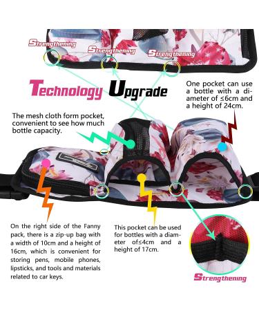 YOURUIMEI Massage Bottle Bag - Holster for Massage Therapists | 3-Bottle Oil & Lotion Holder for Professional Use - Buy Online on GoSupps.com