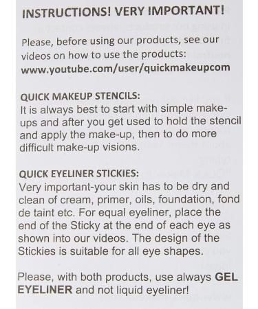 Quick Make-up Eyeliner Stickies MINI SET - 24 Pieces | Perfect for Effortless Eye Looks | International Shipping Available - Buy Online on GoSupps.com