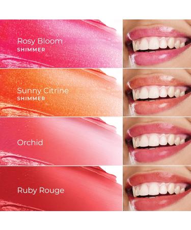 Tinted Lip Balm Bundle - Moisturizing Hydrating Lip Color with Hyaluronic Acid & Vitamin E - Set of 2: Sunny Citrine & Orchid - Buy Online on GoSupps.com
