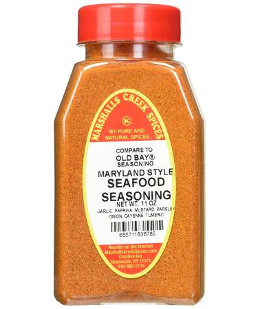 Marshalls Creek Spices Kosher No Salt Maryland Style Seafood Seasoning 11 oz - Best Quality Seasoning Blend for Seafood Lovers - Buy Online on GoSupps.com
