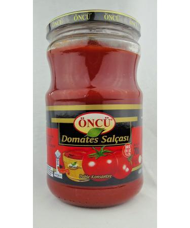 Oncu Traditional and Natural Pastes (Turkish) (Tomato Paste, 700 Gr / 24.64 Oz) Tomato Paste 1.54 Pound (Pack of 1)
