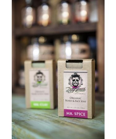 Buy Don Juan Mr. Spice Organic Beard Face Soap Bar - 3.75 Oz | Premium Natural Grooming for Men - International Shipping Available - Buy Online on GoSupps.com