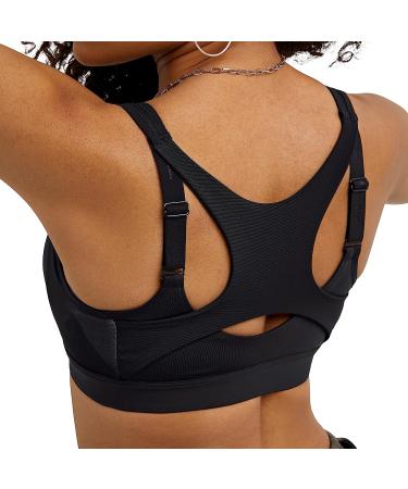 Champion Women's Mesh Racerback Sports Bra | Max Support, Moisture-Wicking, 38DD Black - Buy Online on GoSupps.com