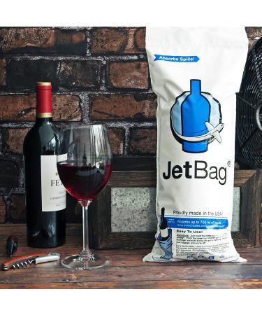 Wine Diaper - Reusable Travel Wine Bottle Bags (3 Pack) | Protective & Absorbent | Made in USA - Buy Online on GoSupps.com