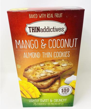 Mango Coconut Almond ThinAddictives Cookie Crisps - 20 oz Party Size - Buy Online on GoSupps.com