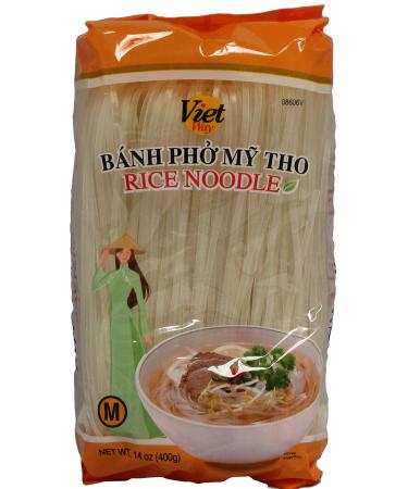 Viet Way Rice Noodle Sticks for Pho, 14oz (3 Packs) (M)
