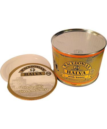 Greek Macedonian halva with honey. Net weight 1 kg - Buy Online on GoSupps.com