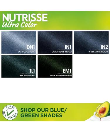 Garnier Nutrisse Ultra Color DN1 Light Cool Denim Blue Orchid Permanent Hair Dye 2 Count - Buy Online on GoSupps.com