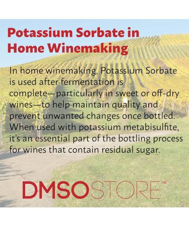 Potassium Sorbate Powder 1 lb. Food-Grade Preservative for Longer Freshness and Extended Life Cycle. - Buy Online on GoSupps.com